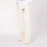 Gallery Dept Sweatpants Hand Painted Ink Splashing Graffiti Splicing Contrast Trousers