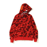 Bathing Ape Hoodie Joint Shark Sweater Hooded Zip Jacket