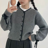Women Knitwear Autumn and Winter V-neck Sweaters Cardigan
