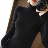 Women Knitwear Autumn and Winter Turtleneck Knitwear Sweater