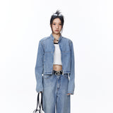 Unisex Jacket Autumn Simplicity Denim Coat