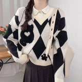 Women Knitted Pullover Knitwear Autumn and Winter Sweater Coat Top
