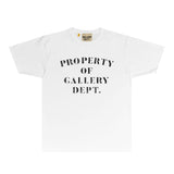 Gallery Dept T Shirt Retro Printed Loose Short-Sleeved Shirt