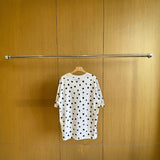 Drew house t shirt d@ew spotted smiley face pattern round neck pullover short sleeves