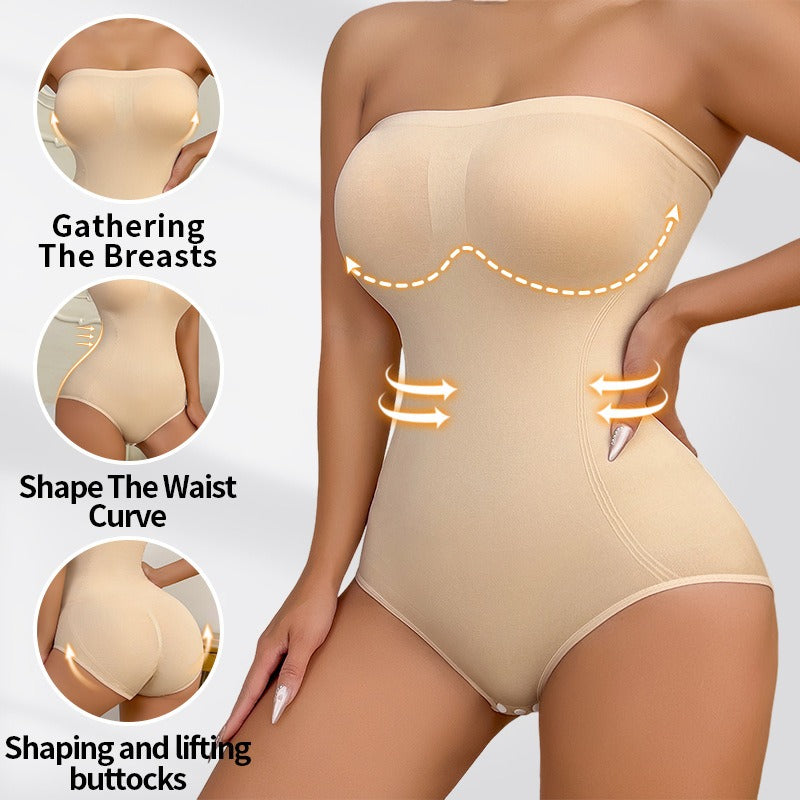 Shapewear bodysuit tummy control