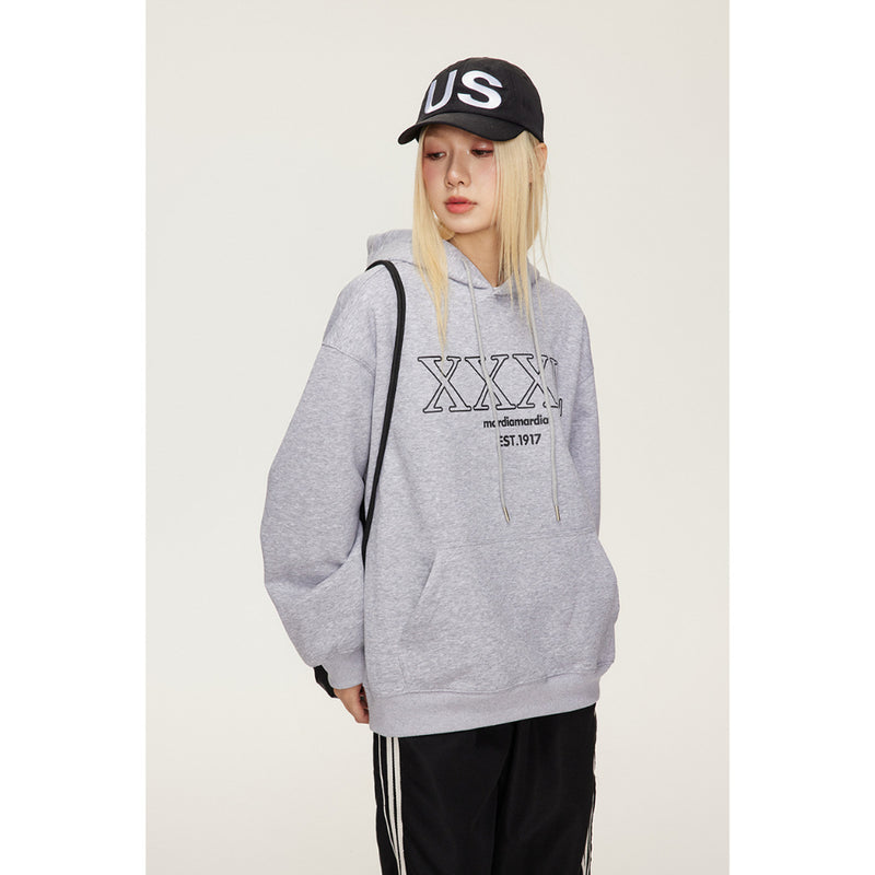 Unisex Jacket Retro Hooded Sweater Men's and Women's Same Style Hoodie Coat Loose