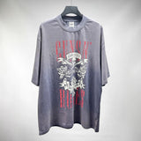 saint m t shirts s.m. guns n' roses harley graphic crew neck short sleeve t-shirt