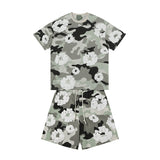Denim Tears T shirt & Shorts 2 Piece Set Camouflage