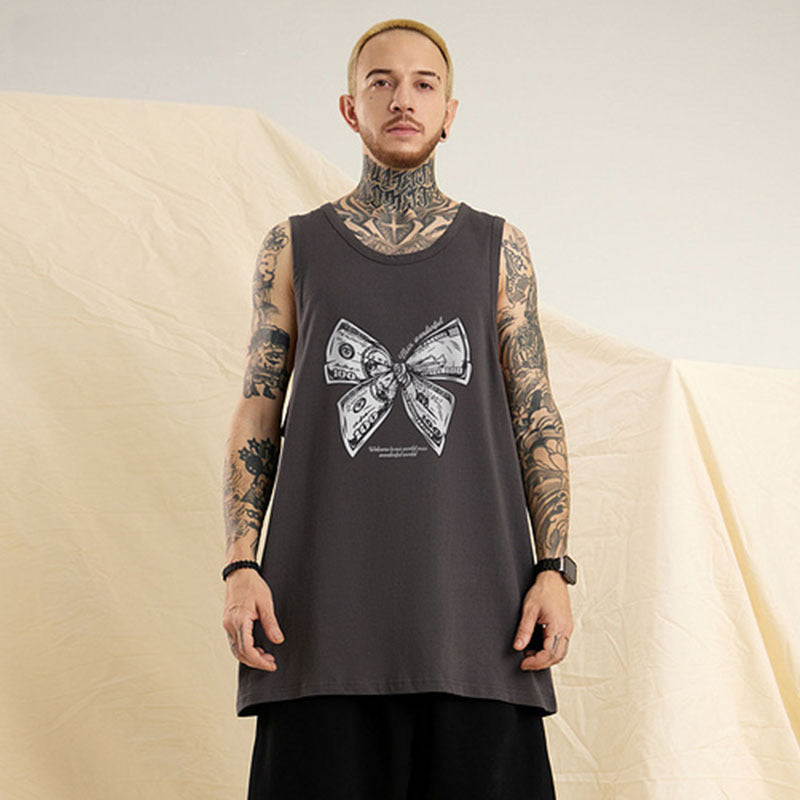 Men Vest Sleeveless T-shirt Men Summer Sports Vest