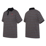 Ch hip-hop t shirts correct version best sellingstripes yarn-dyed short-sleeved t-shirt printing american casualaccessible luxurycasual