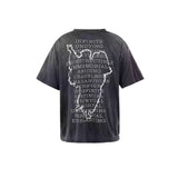 saint m t shirts s.m vintage washed graphic crew neck pullover short sleeve top