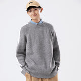 Unisex Sweater Winter Striped Minimalist