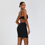 Women's Evening Dress Sexy Cutout Midriff Outfit Hip Skirt Bandage Dress