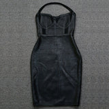 Women Evening Dress Mesh Sexy Evening Dress Banquet Bandage One-Piece Dress