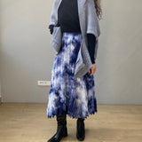 Women Knitted Skirt Autumn and Winter Knitting Umbrella Skirt
