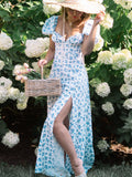 Women Dresses Floral Skirt Fashion Vacation Skirt (Zns0409)