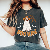 Washed Vintage Halloween Printed Street T-Shirt