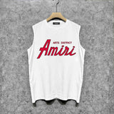 Amiri tank top stroke pure letterprinting