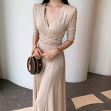 Women Dresses V-neck Dress