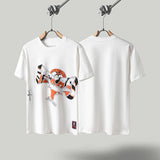 Travis Scott T Shirts x Mitchell x Ness Texas Longhorns Hand-Drawn collaboration short-sleeve
