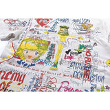saint m t shirts s.m washed graffiti graphic crew neck pullover short sleeve t-shirt