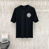 Ch hip-hop t shirts ch cro correct version summerbest selling cross horseshoe embroider short-sleeved t-shirt american high street