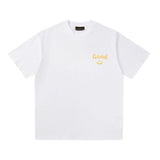 Drew house tshirt r d@ew letter & smiley face graphic crew neck pullover short sleeve wholesale