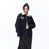 Unisex Jacket Autumn Convertible Collar Jacket