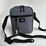 Mens Stussy Bag STUY Men's Plaid Vertical Shoulder Crossbody Bag