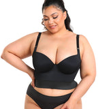Full figure bra body shaping and beautiful back