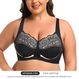 Full figure bra without wire lace