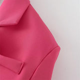 Women Suits Spring and Autumn Suit Sexy Long Sleeve Slim Fit Midriff-Baring Bandage Small Top
