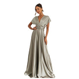 Women Dresses Summer Backless Sexy Bandage One-Piece Dress Long Dress (Jkw0408)