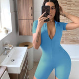 Women Jumpsuit Leisure Autumn Winter Sexy Slim Fit Bodysuit