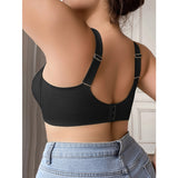 Full figure bra women's push-up lace