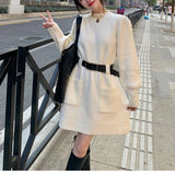 Women Knitwear Autumn and Winter Long Knitwear Loose Sweater