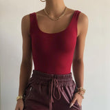 Women Jumpsuit Sexy Cold-Shoulder Sleeveless Jumpsuit