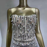 Women Dresses Party Dress Tassel Sexy Dress Hip Skirt (Otn202404)