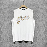 Amiri tank top with crayon horizontal stripes printing