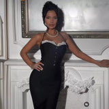 Women Dresses Sexy Backless Fishtail Dress Party Dress (Ont0408)