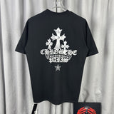 Ch hip-hop t shirts ch short sanskrit cross pyramid logo casual american easiest for match
