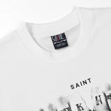 saint m t shirts s.m. finger heart graphic crew neck pullover short sleeve top