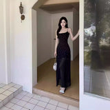Women Dresses Hot Drilling Sling Dress Spring and Summer Sheath Dress