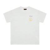 Drew house tshirt r d@ew smiley face embroidered letter crew neck short sleeve