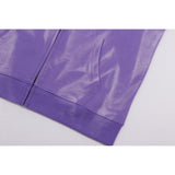 Gallery Dept Hoodie Letter Tie-Dye Washed Hooded Sweater Cardigan Jacket