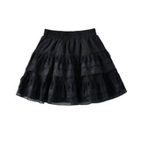 Women Skirt Summer Organza Puff Short Skirt
