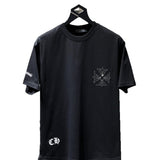 Ch hip-hop t shirts ch classic big horseshoe cross flower sanskrit trendyloose short sleeve t-shirt couple style