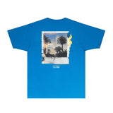 Gallery Dept T Shirt Retro Printed Loose Short-Sleeved Shirt