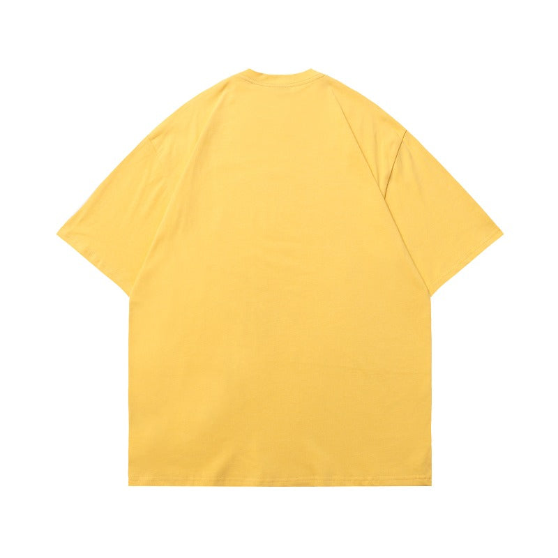 Drew house tshirt r d@ew smiley sun cartoon graphic crew neck pullover short sleeve
