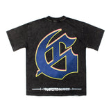 Hip-hop t shirts american skull short-sleeved t-shirt niche stylesense of designtrendy half-sleeved street topsloosetee